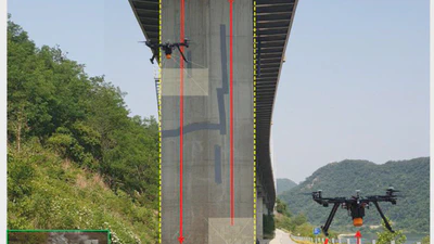 Instant bridge visual inspection using an unmanned aerial vehicle by image capturing and geo-tagging system and deep convolutional neural network featured image